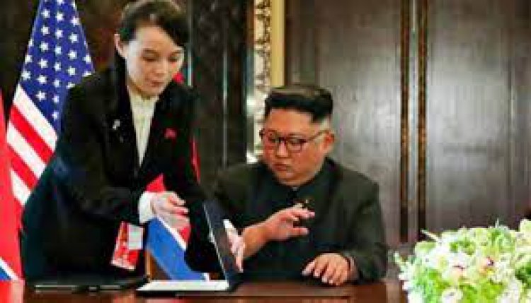 किम जोंग उन की बहन किम यो जोंग ने कहा "कोरियाई प्रायद्वीप पर अमेरिका और दक्षिण कोरिया का युद्धाभ्यास परमाणु हमले की तैयारी