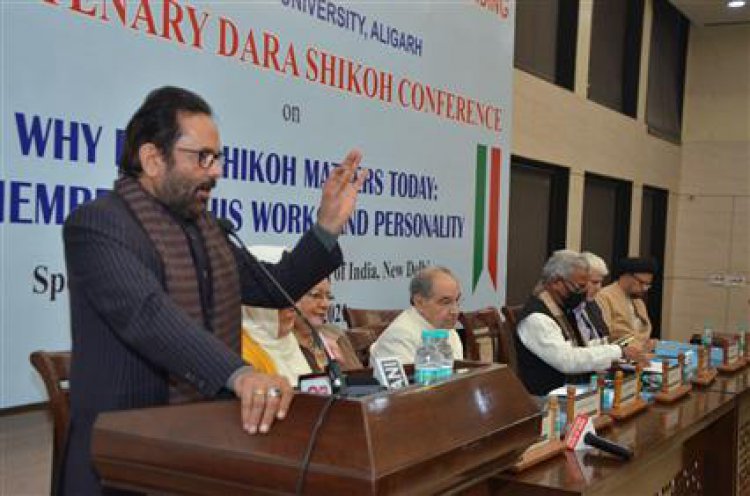 मुख्तार अब्बास नकवी ने कहा-दारा शिकोह की विरासत पर "पिछड़ी और पूर्वाग्रही राजनीति" ने गलत धारणा पैदा की
