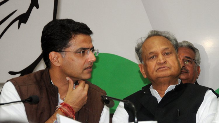 पायलट की उड़ान रोकने के लिए हाईकमान से भिड़ा गहलोत गुट, विधायक दल की बैठक का बहिष्कार