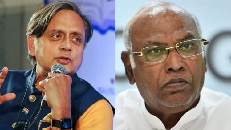 खरगे के समर्थन में G23, अब मुक़ाबला मल्लिकार्जुन खरगे और शशि थरूर में