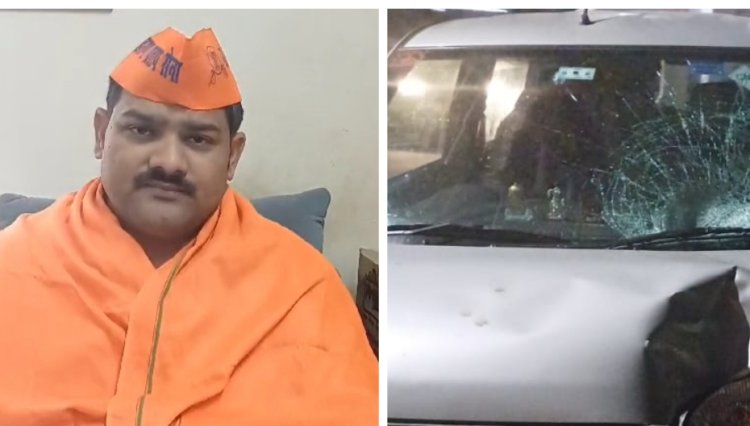दिल्ली मे हिन्दूवादी नेता राजवर्धन सिंह परमार पर हमला, हमलावरों ने उनकी कार तोड़ी
